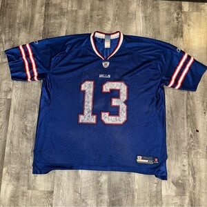 Reebok NFL Equipment Buffalo Bills Johnson 13 mens 3XL blue football jersey